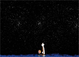 Calvin and Hobbes Starry Sky